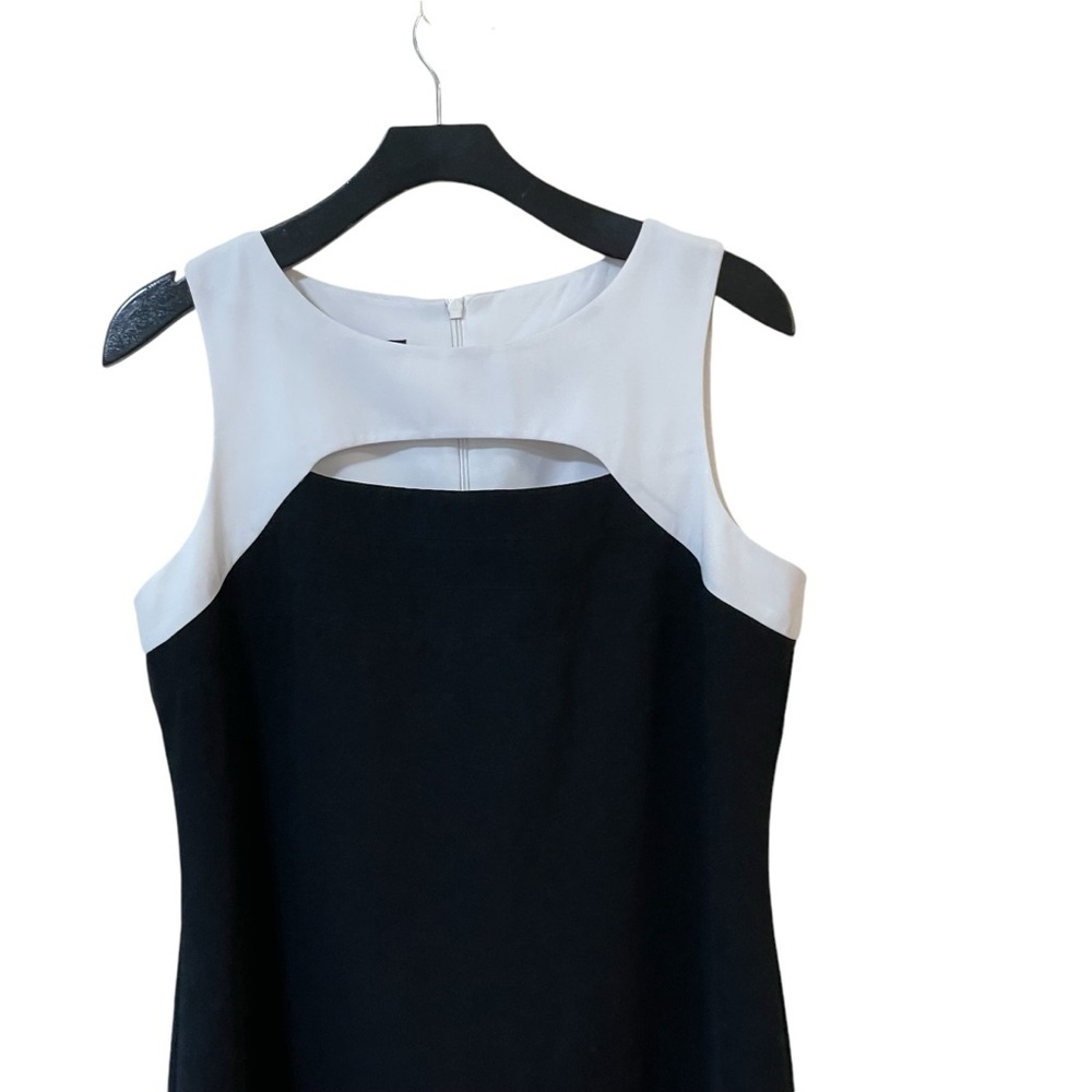 NWOT AGB Dress Petite Color Block Sheath Dress - Picture 4 of 11